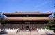 The Daci Zhenru Hall was built during the latter years of the Ming Dynasty (1368 - 1644) and is constructed entirely of a fragrant wood called nan mu in Chinese.